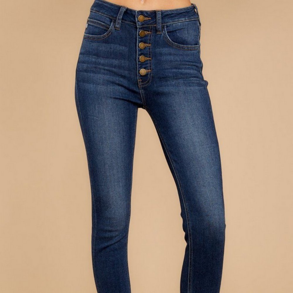 Just USA Dark Wash Skinny Jeans